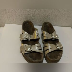 Mephisto Helisa sandals, silver straps size 39